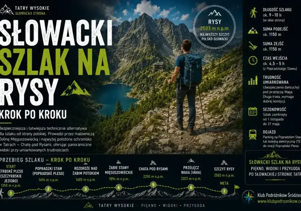 Ile mają Rysy? Wysokość, czas wejścia i trudność szlaku