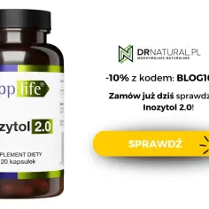 Butelka suplementu Inozytol 2.0. Sprawdź przeciwwskazania i zamów z rabatem!