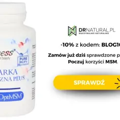 Suplement diety Aliness MSM Siarka Organiczna Plus, 180 tabletek. Poznaj optymalne msm dawkowanie i poczuj korzyści. -10% z kodem BLOG10.