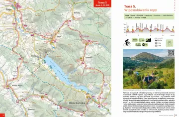 Trasa rowerowa przez Beskid Sądecki: Ropa, Jezioro Klimkowskie, Uście Gorlickie. Malownicze widoki i drewniane cerkwie.