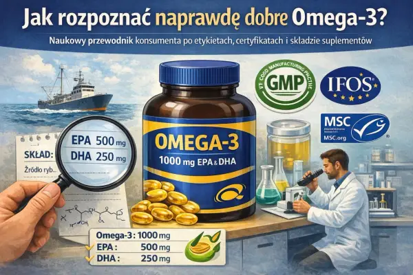 Omega-3 - kiedy i jak brać? Zobacz, co naprawdę działa!